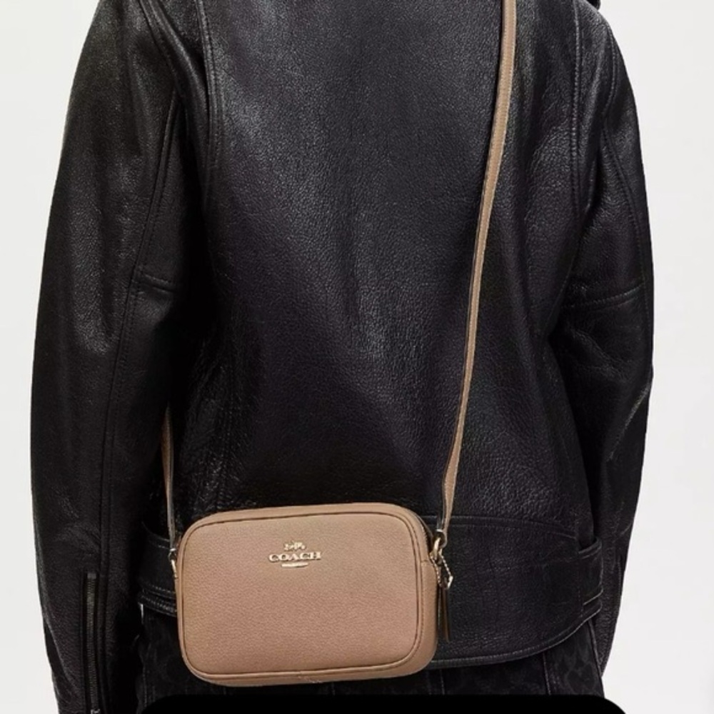 Coach Mini Jamie Camera Crossbody Bag - Tan